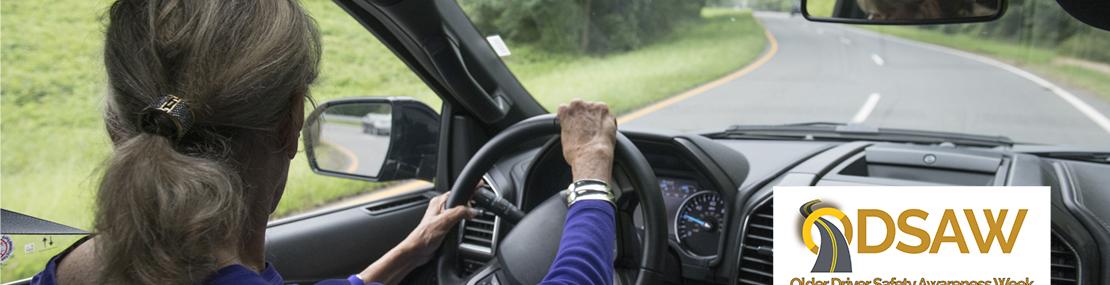 ODSAW Banner photo women driving a car down the road